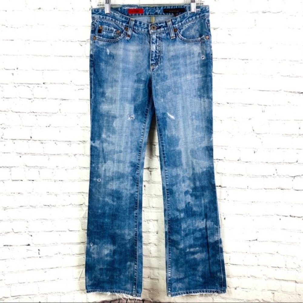 AG Adriano Goldschmied Blue Boot Cut Jeans